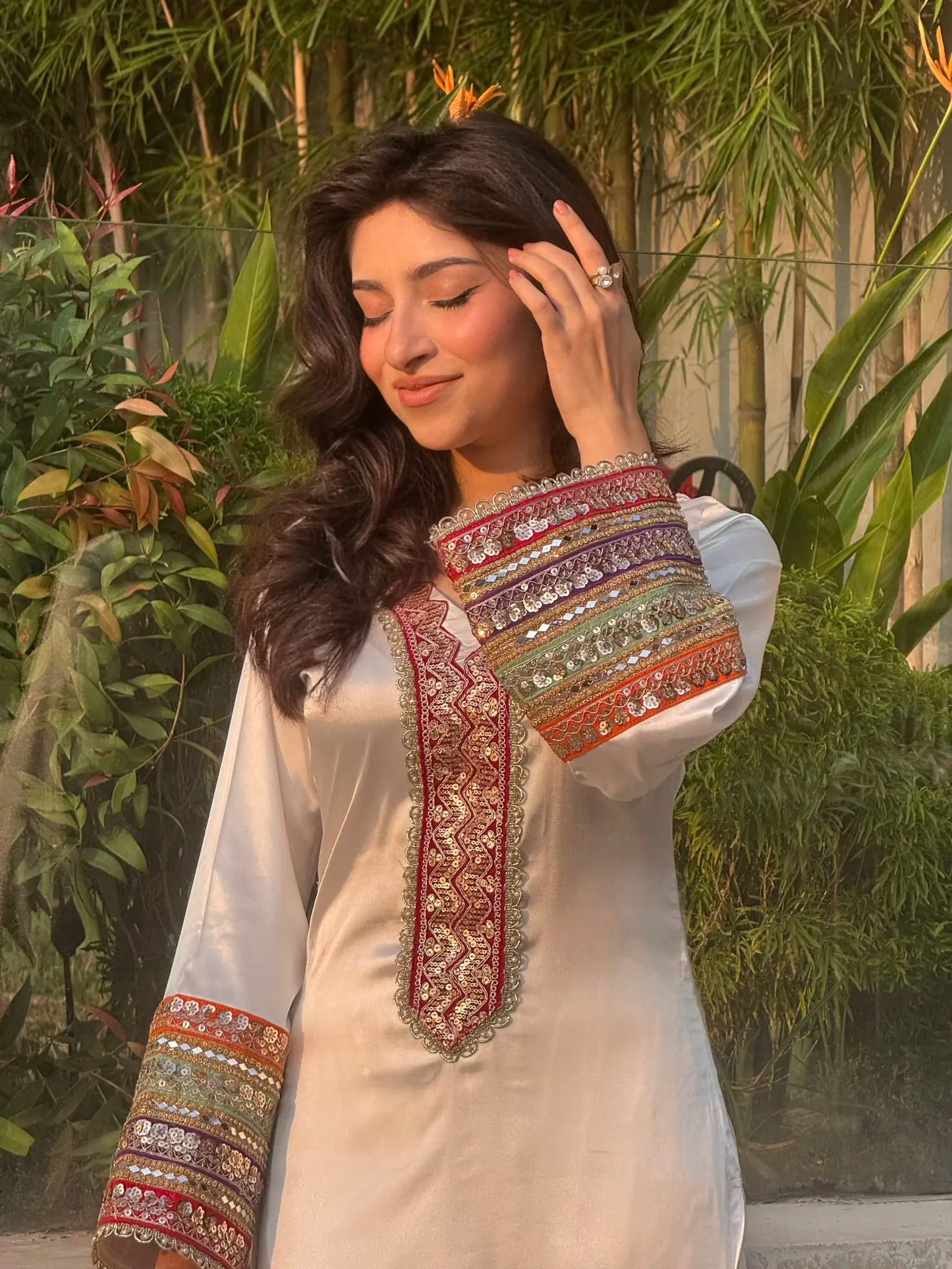 Rainbow Two Pc Stitched