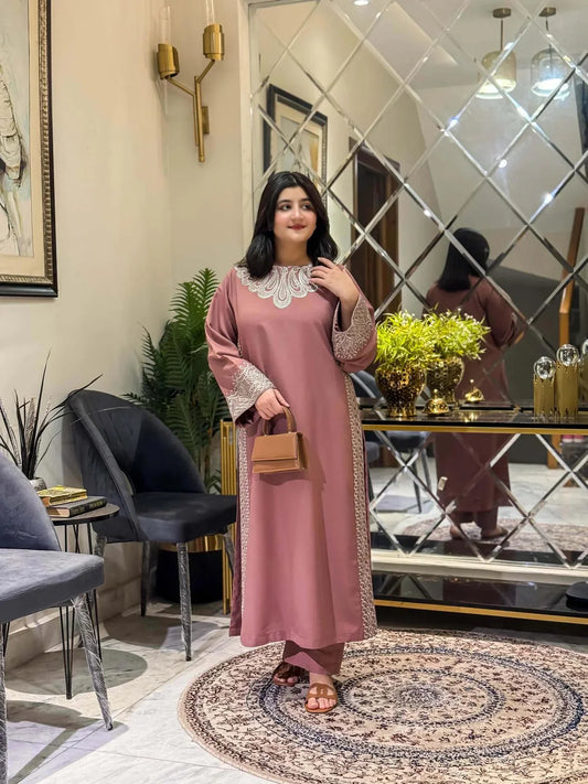 Minal Embroidered Co Ord Set