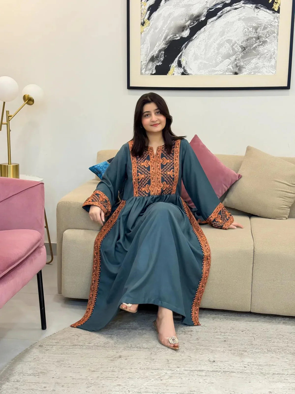 Afsheen 2 Pc Embroidery Stitched